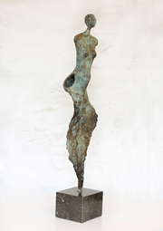 Steadfast. Bronzen beeld van Nell de Veer.