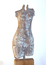 Who I am. Bronzen beeld van Nell de Veer.